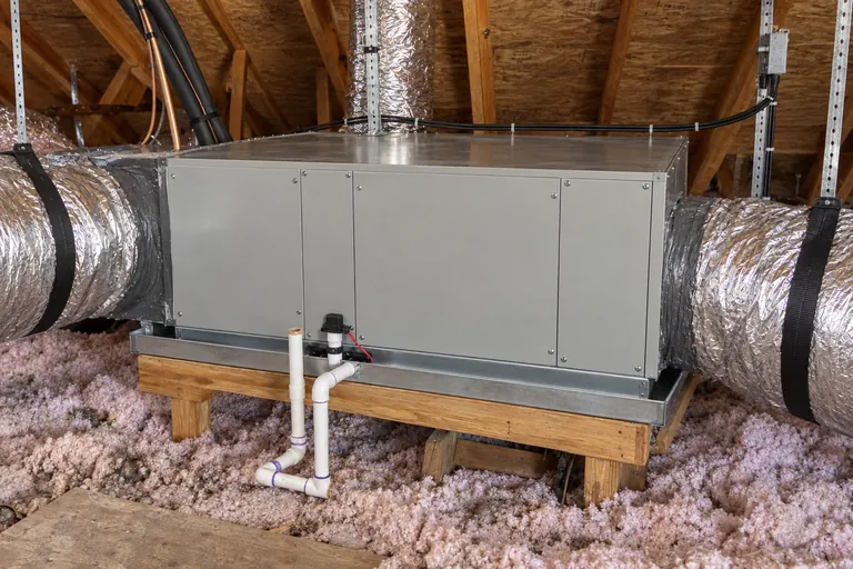 New attic air handler installed in Scottsdale, AZ