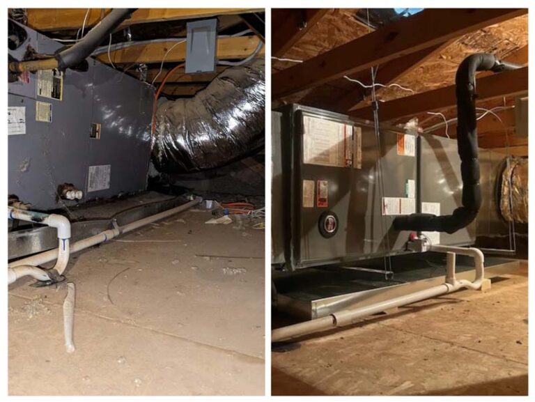 airconditioning repairs before and after