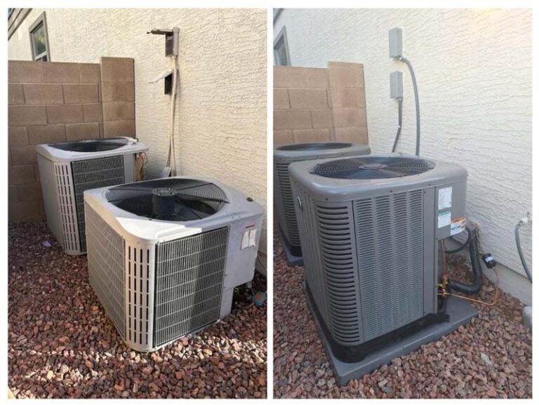 airconditioning repairs before and after