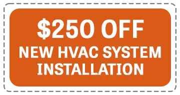 250 off new hvac installs